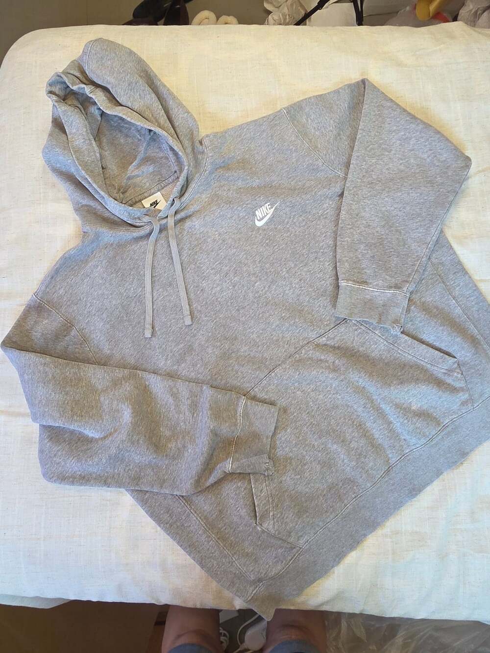 Nike Club Fleece Hoodie Gray